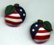 RWB Apple Post Earrings