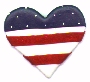 rwb heart pin