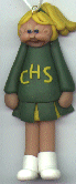 Coloma High School Cheerleader