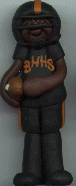 Benton Harbor High School Football Player